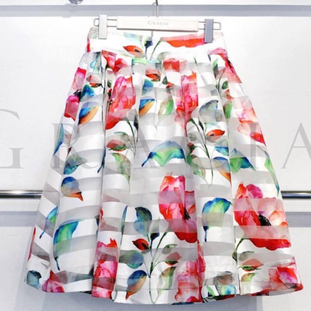 Floral  Skirt